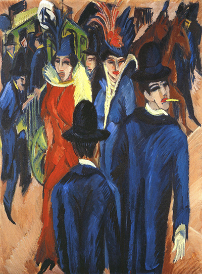 Berlin Street Scene Ernst Ludwig Kirchner